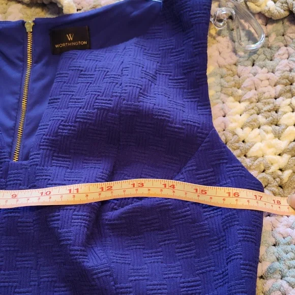 Worthington royal blue dress - Picture 6 of 8